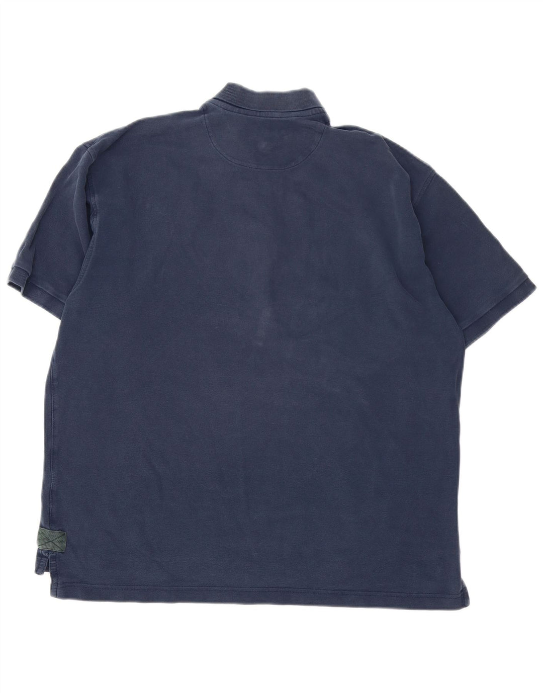 Camisa polo masculina Orvis grande algodão azul marinho