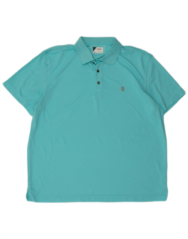 Camisa polo masculina de golfe IZOD XL turquesa