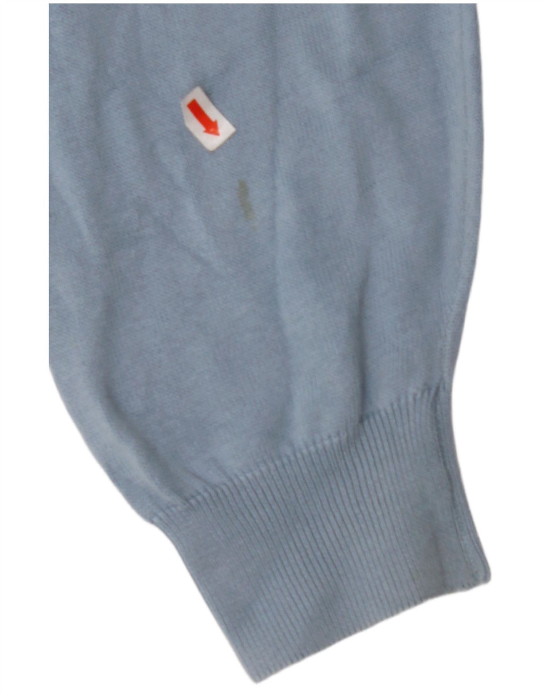 Suéter masculino LACOSTE com decote em V tamanho 6 XL algodão azul
