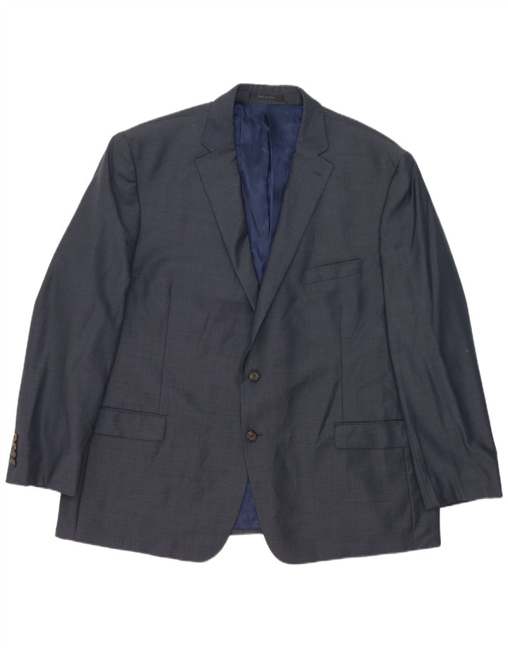 Jaqueta Blazer Masculina Ralph Lauren com 2 Botões IT 52 XL Lã Azul Marinho