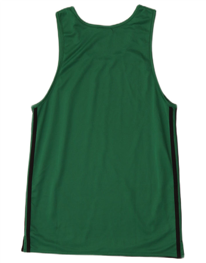 Adidas Mens Colete Top Pequeno Poliéster Verde