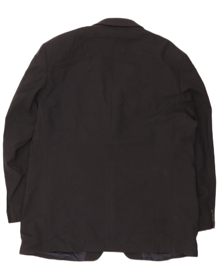 Jaqueta blazer masculina de 3 botões Marks & Spencer Reino Unido 38 azul marinho médio