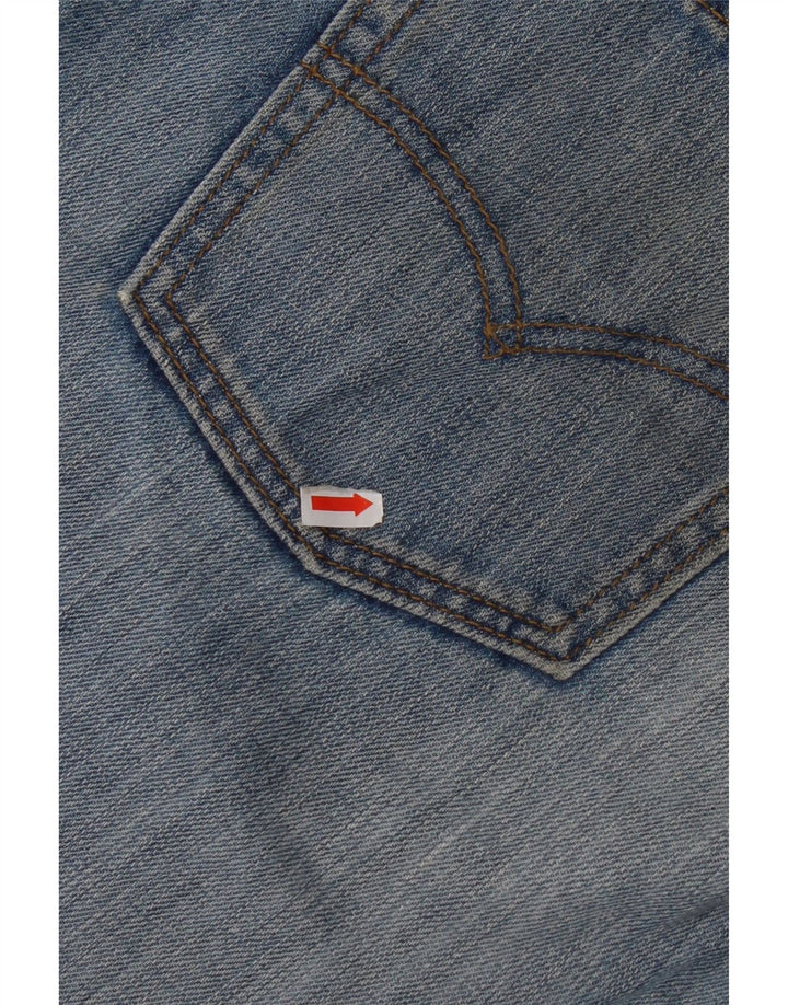 LEVI'S Masculino 514 Straight Jeans W34 L32 Azul Algodão