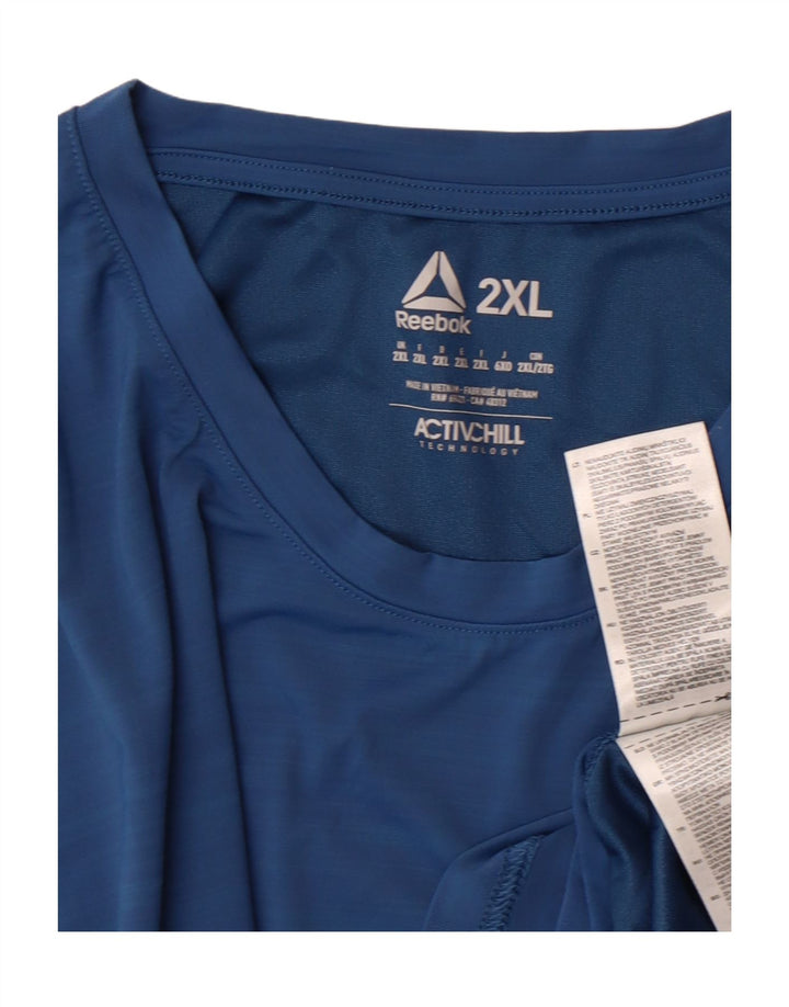 Colete masculino REEBOK Top 2XL poliamida azul