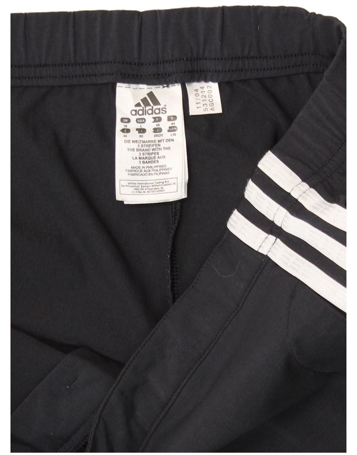 Calças de treino femininas Adidas UK 18 XL cinza