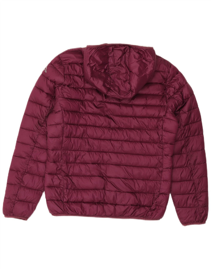 Jaqueta acolchoada feminina KAPPA UK 16 grande roxo nylon