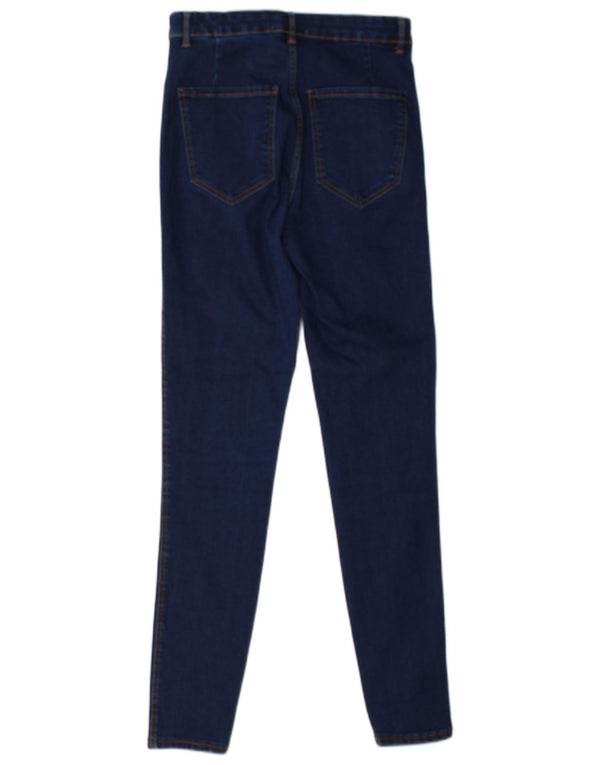 Zara Mulher Trafaluc Skinny Jeans EU 38 Pequeno W28 L28 Azul Marinho