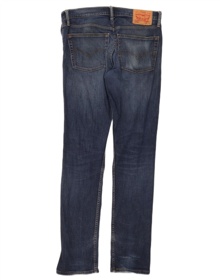 Calça jeans skinny masculina Levi's W32 L34 azul