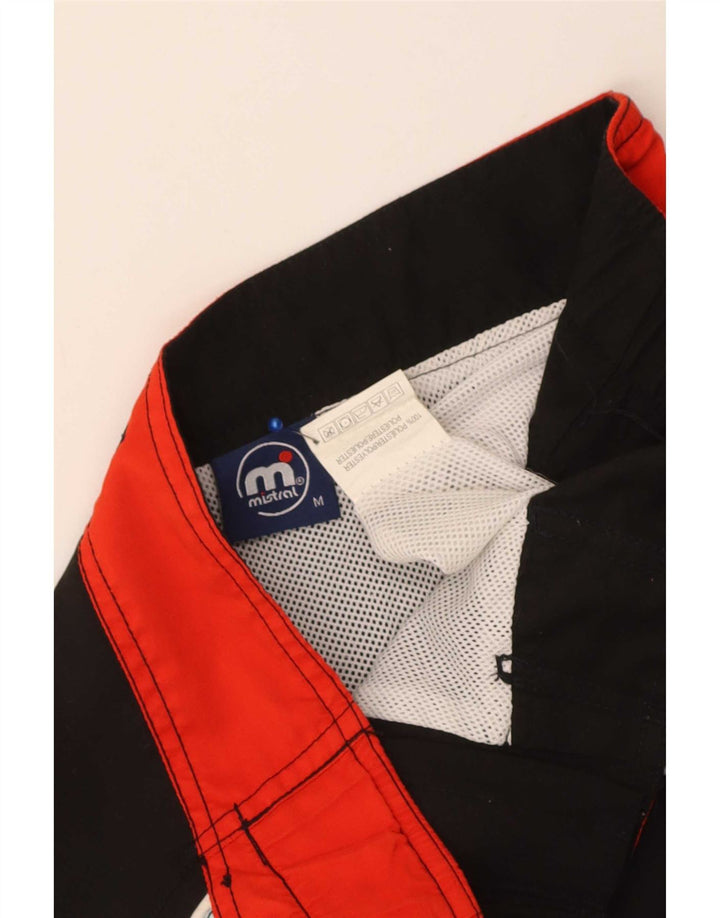 Mistral Mens Graphic Natação Shorts Médio Colorblock Multicolorido