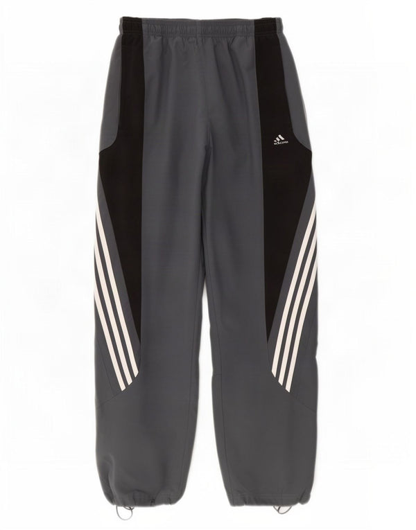 Calças de treino masculinas Adidas Joggers UK 36/38 Small Grey Colourblock