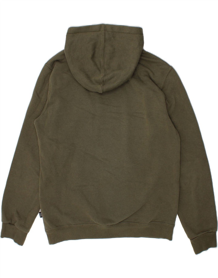 PUMA Boys Graphic Hoodie Jumper 11-12 Years Green Cotton Vintage Puma and Second-Hand Puma from Messina Hembry 