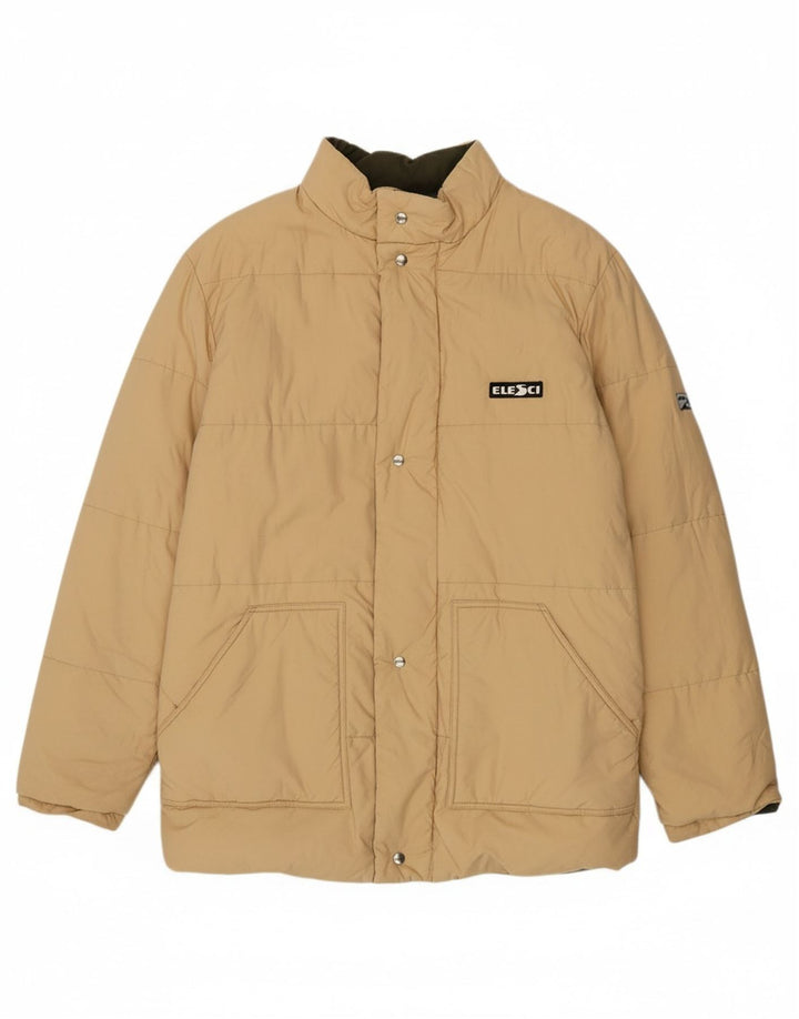 Jaqueta acolchoada masculina VINTAGE IT 50 grande bege