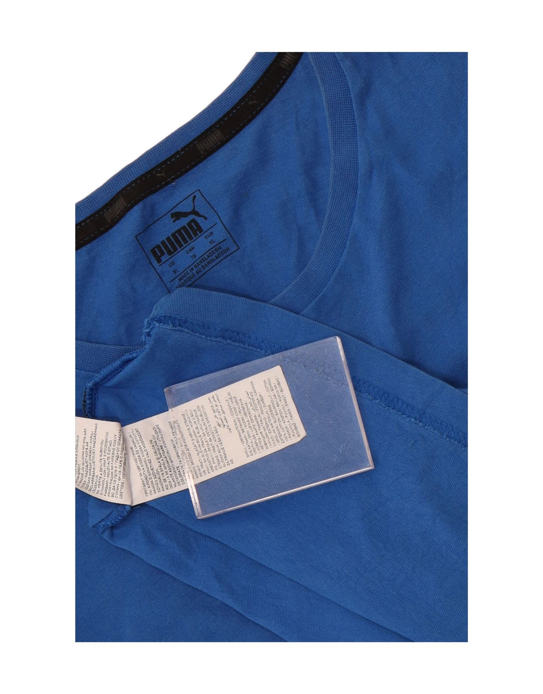 Camiseta masculina Puma Top XL azul algodão