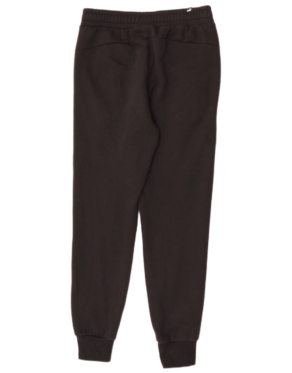 Calça de treino feminina Puma Joggers UK 12 médio algodão preto