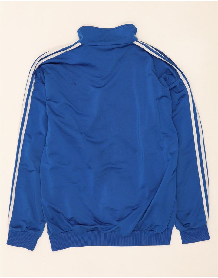 ADIDAS Mens Loose Fit Tracksuit Top Jacket UK 40/42 Médio Azul Poliéster