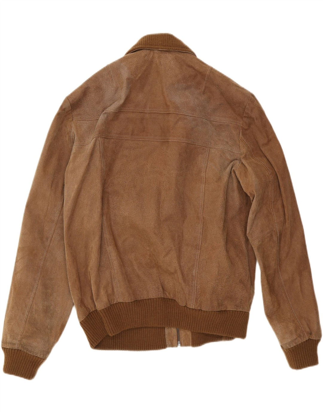 Jaqueta bomber masculina de camurça Reward UK 40 grande couro marrom