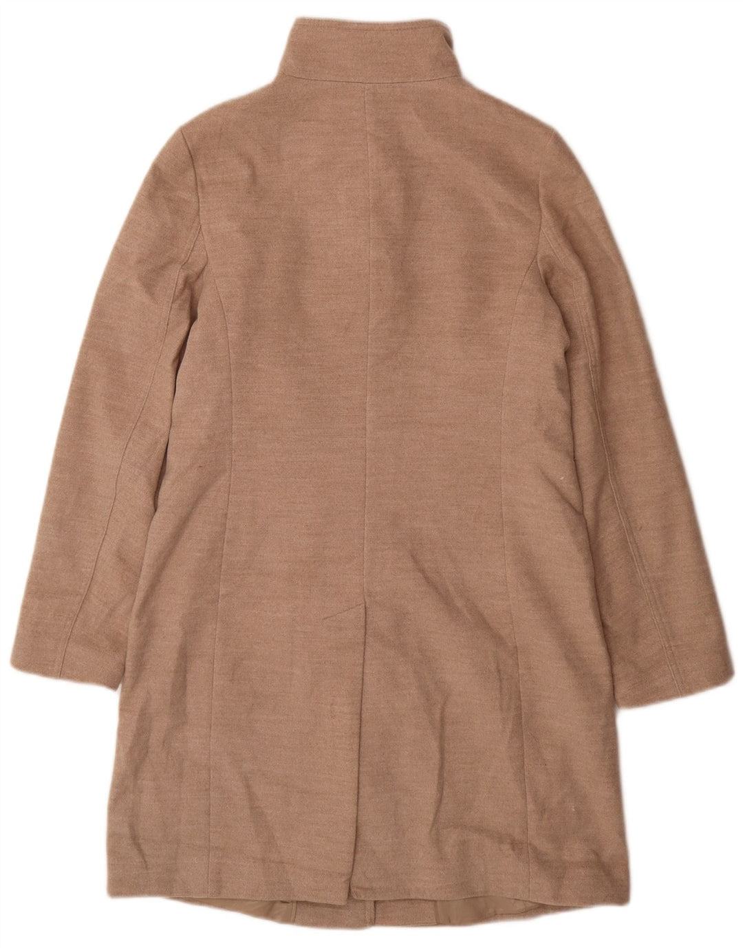 Sobretudo feminino Marks & Spencer UK 10 pequeno poliéster bege