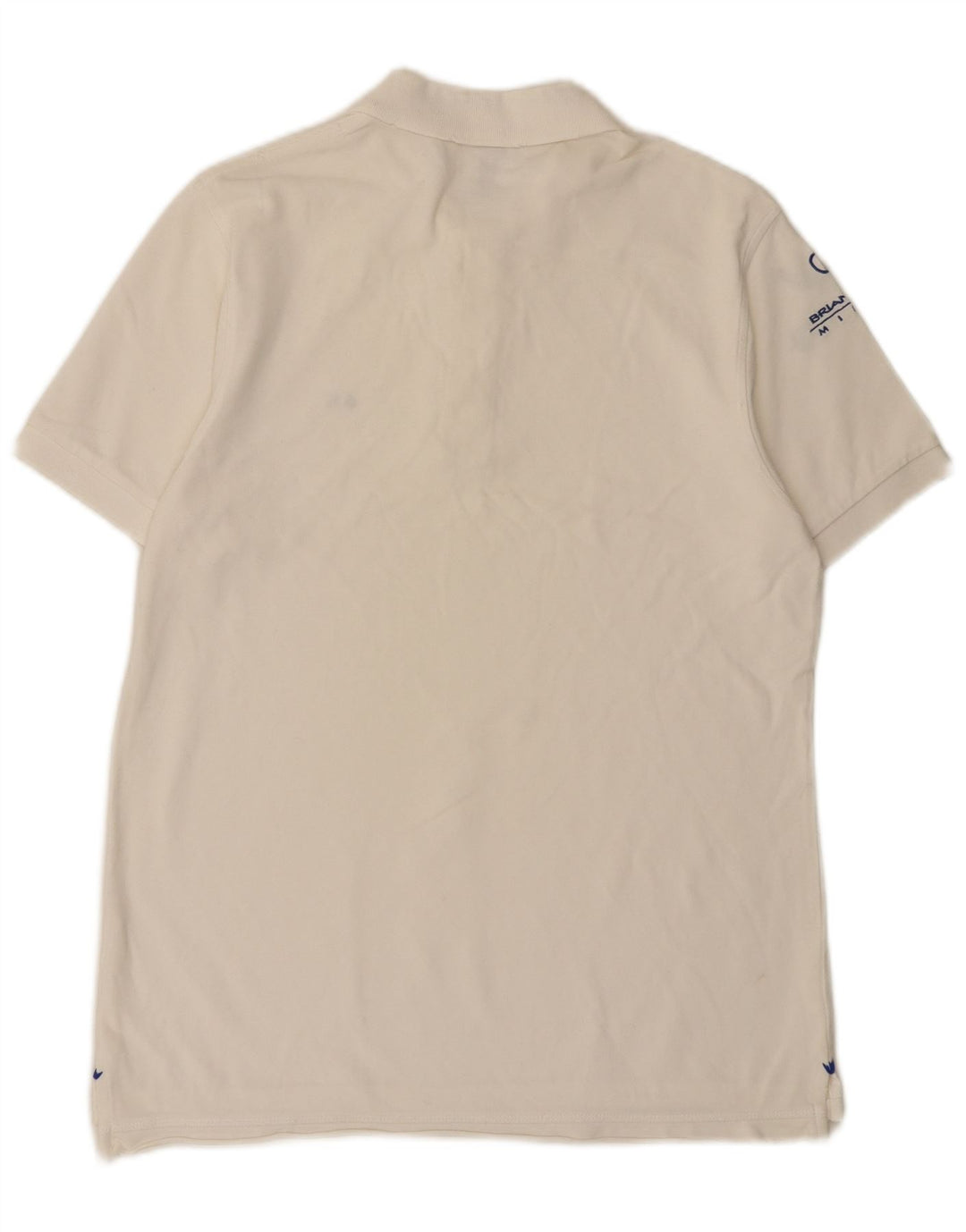 Camisa polo masculina Sun68 gráfica média branca
