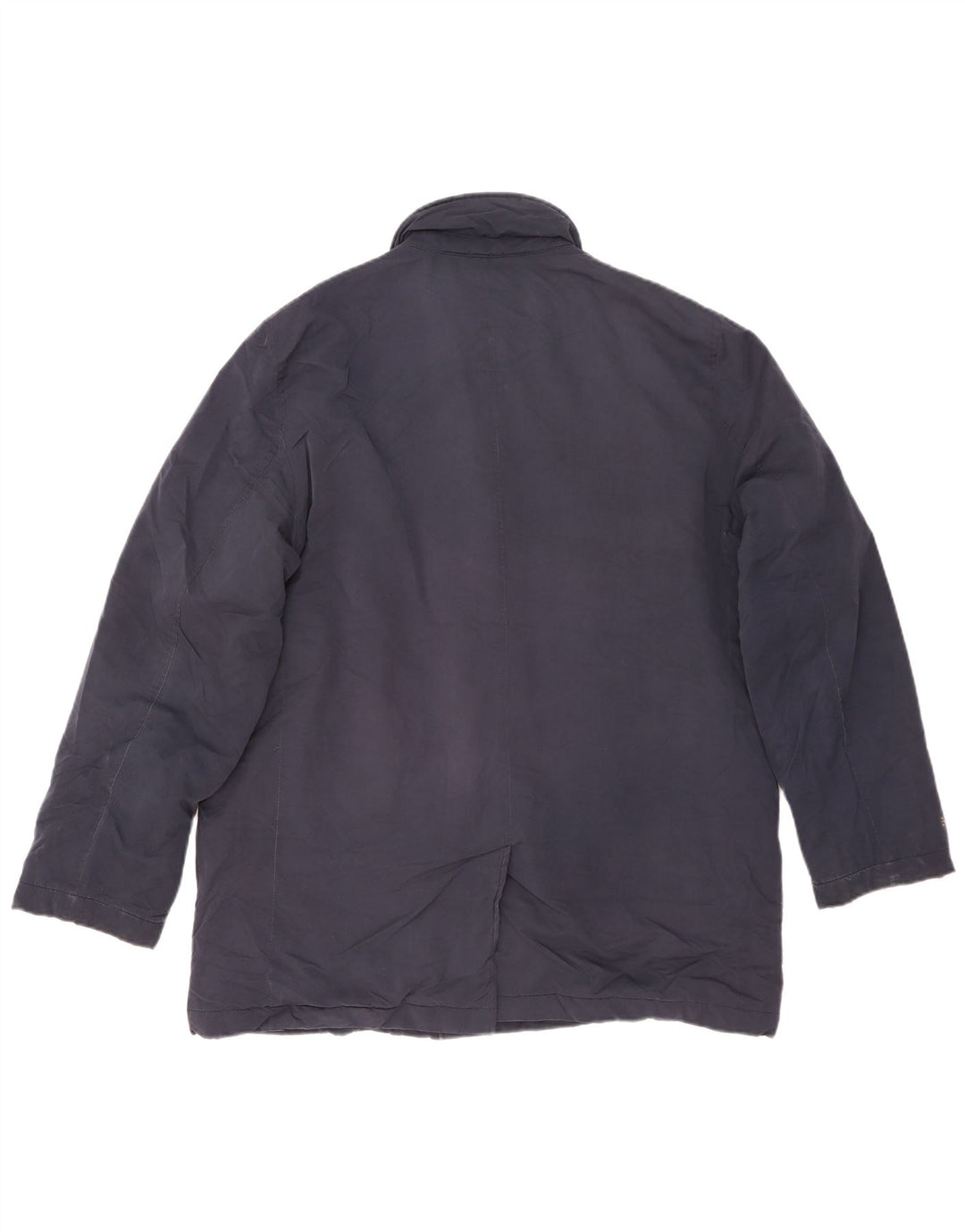 Jaqueta corta-vento masculina Marks & Spencer Reino Unido 40 grande poliéster azul marinho