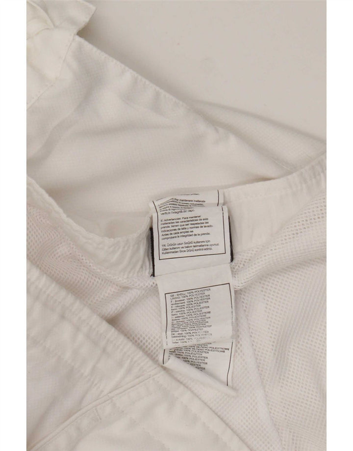 Calça de treino feminina Capri Lotto UK 12 poliéster branco médio