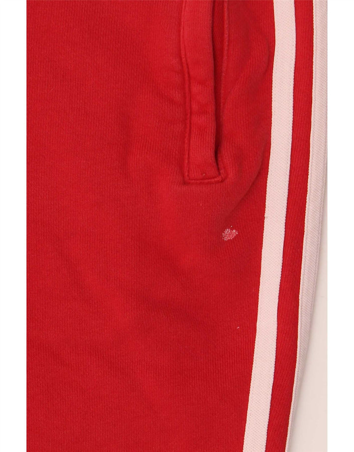 Adidas Mens Sport Shorts Pequeno Algodão Vermelho