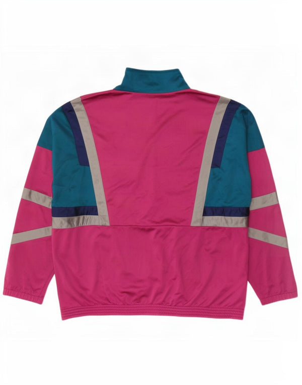 Jaqueta masculina de agasalho Mc Crae's XL rosa colorblock