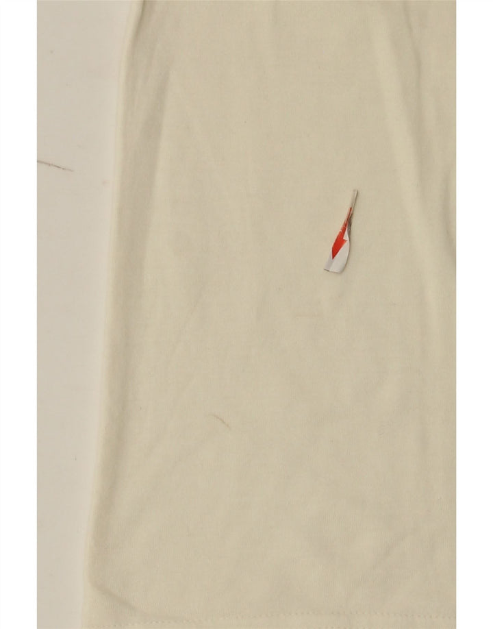 Camiseta feminina Paul Smith com estampa gráfica UK 12 algodão branco médio