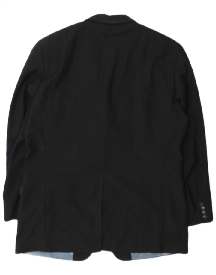 Jaqueta Blazer Masculina Hugo Boss com 3 Botões Reino Unido 44 2XL Preta