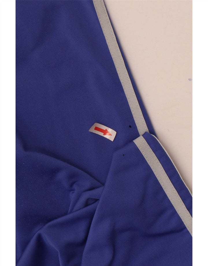 Adidas Mens Treino Calças UK 36/38 Pequeno Azul Poliéster