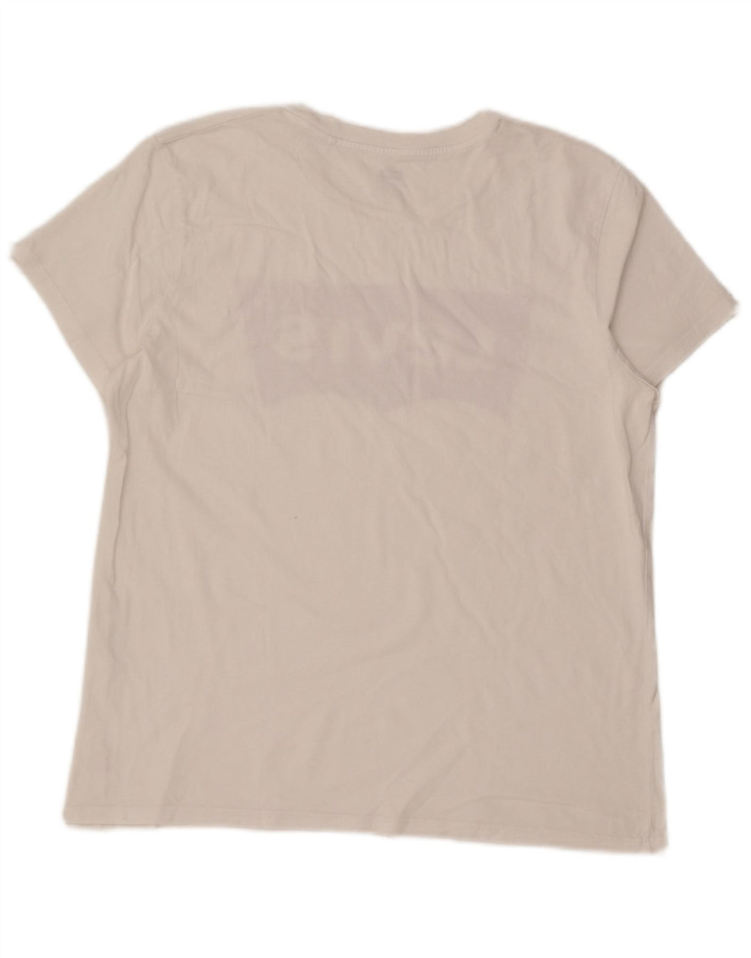 Camiseta feminina gráfica Levi's UK 16 grande branca
