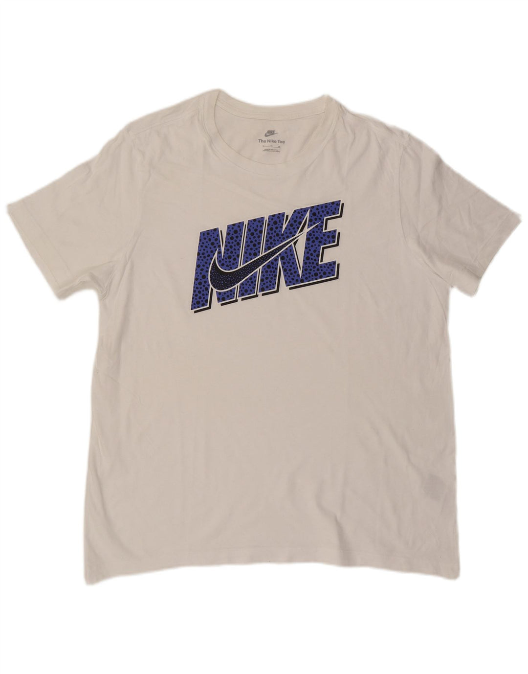 Camiseta Nike masculina gráfica Top XL algodão branco