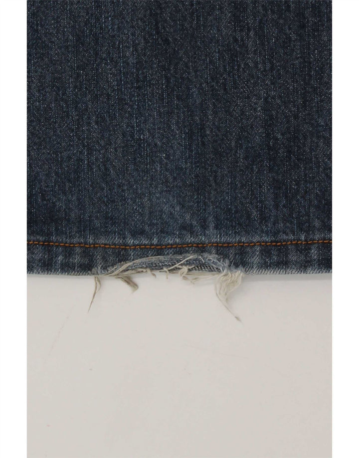 Energie Mens Straight Jeans W36 L31 Azul Algodão