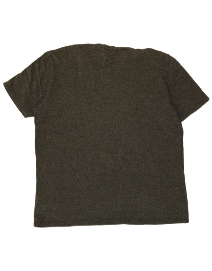 COS Camiseta Masculina Top Grande Verde