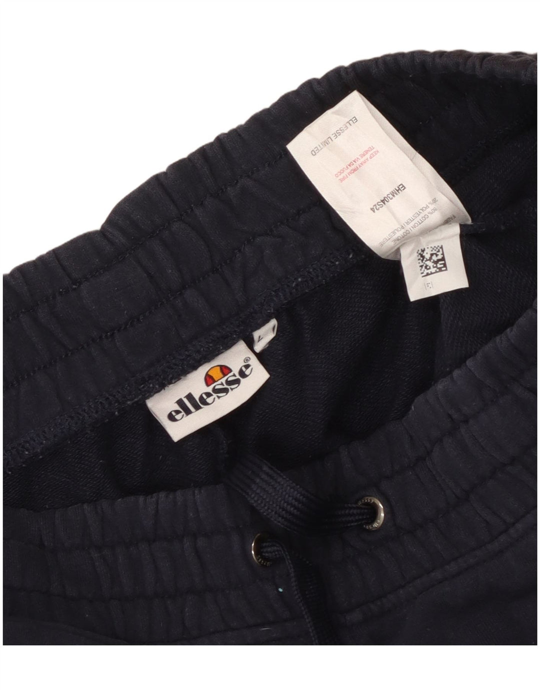 Ellesse Mens Graphic Sport Shorts Grande Algodão Azul Marinho