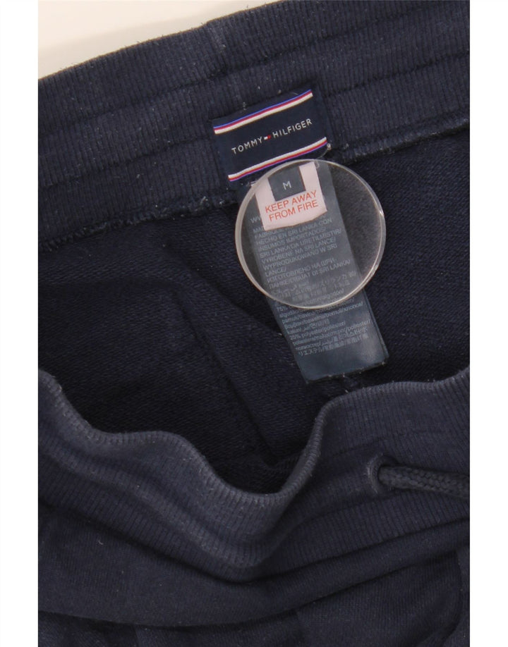 Calça esportiva masculina TOMMY HILFIGER com estampa gráfica, calça jogger médio azul marinho