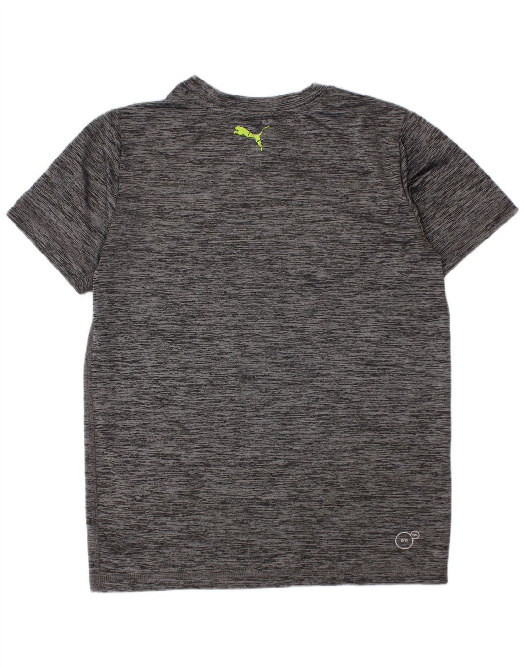 Camiseta Puma Meninos Graphic 7-8 Anos Pequeno Poliéster Cinza Manchado