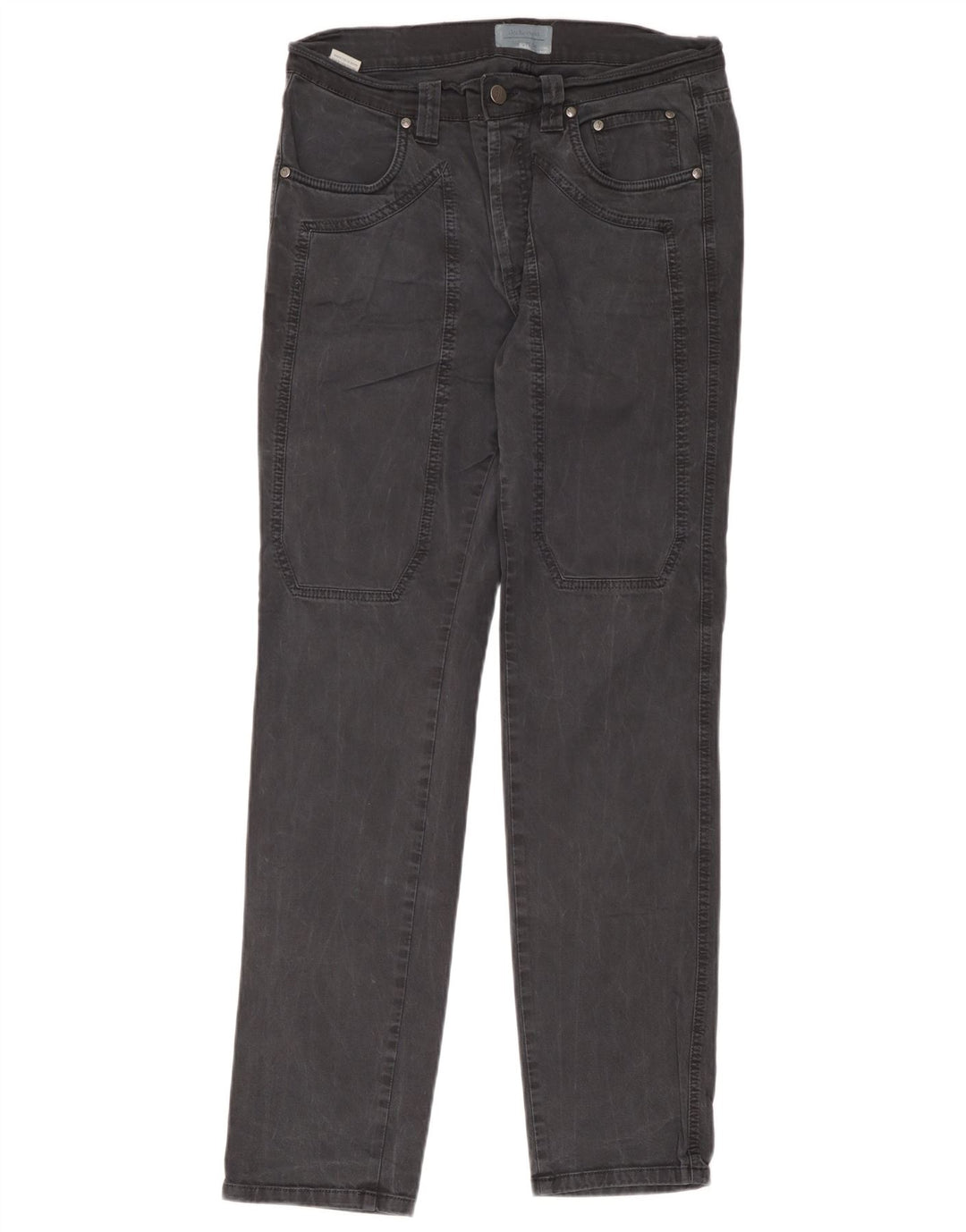 Jeans retos masculinos Jeckerson W34 L33 algodão cinza