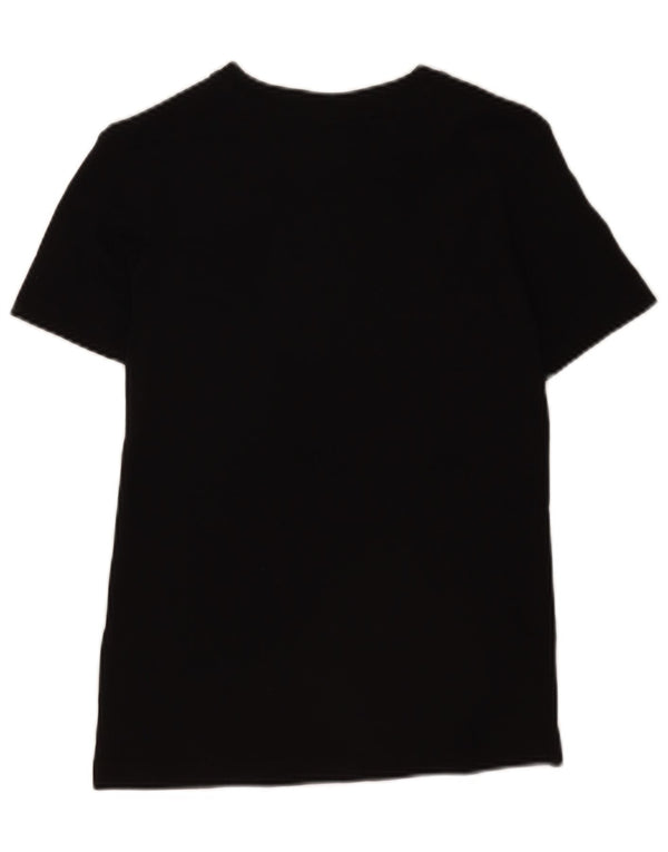 Camiseta feminina estampada Champion UK 6 XS algodão preto