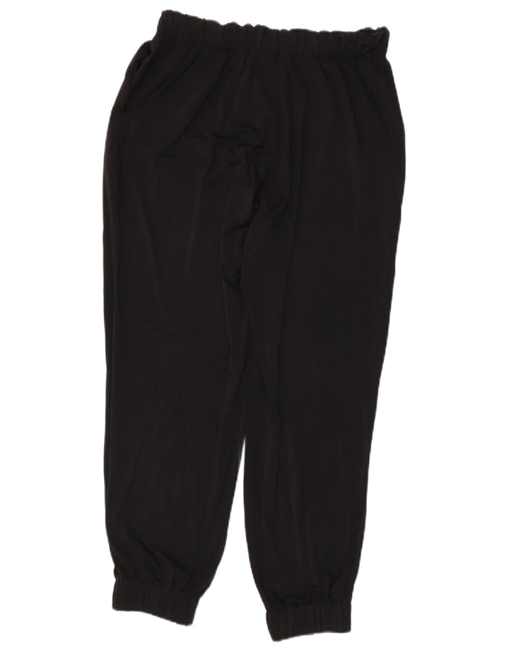 Calça de treino feminina ZARA Joggers UK 12 médio preto