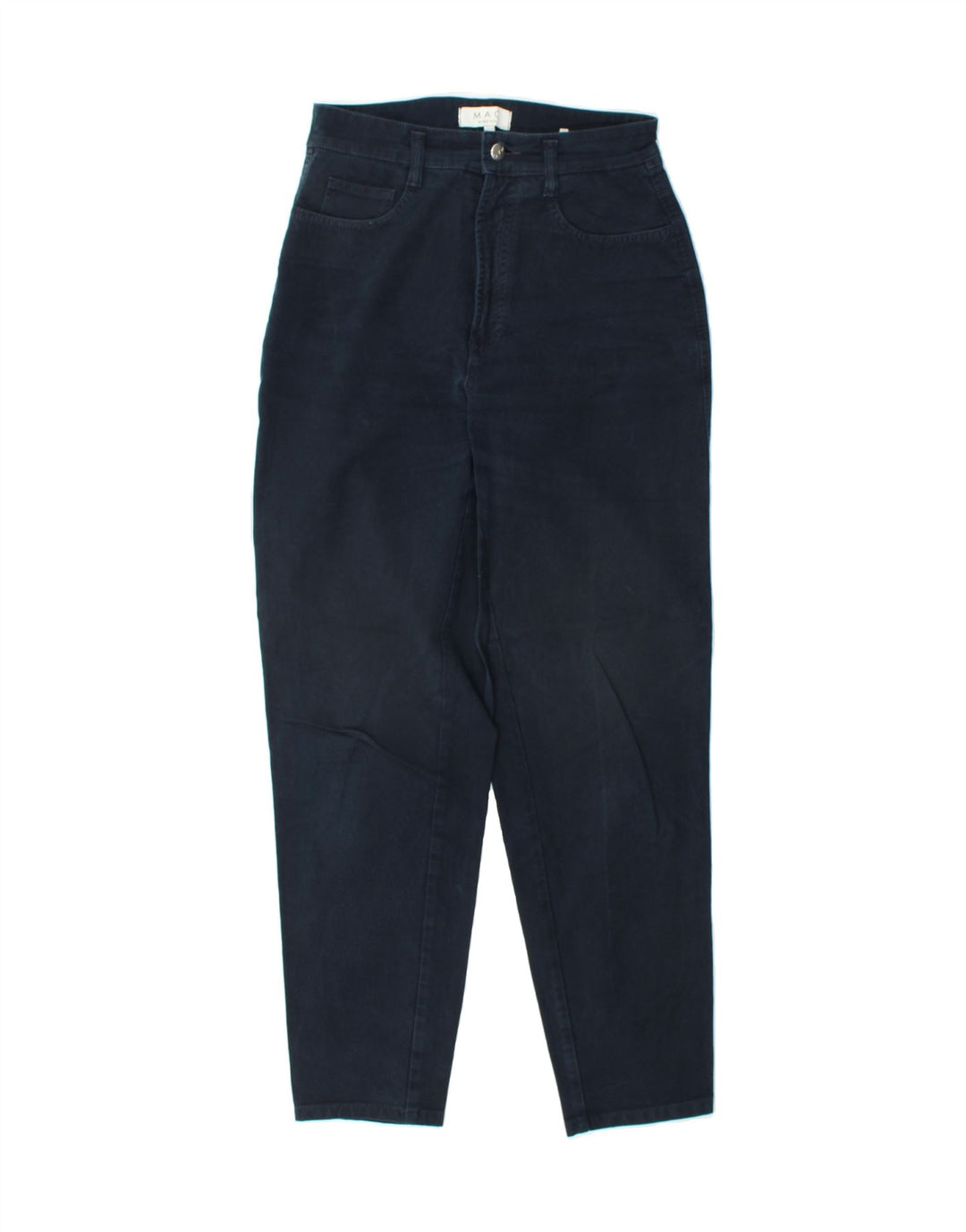 MAC Womens Tapered Jeans IT 38 XS W25 L30 Navy Blue Cotton Vintage Mac and Second-Hand Mac from Messina Hembry 