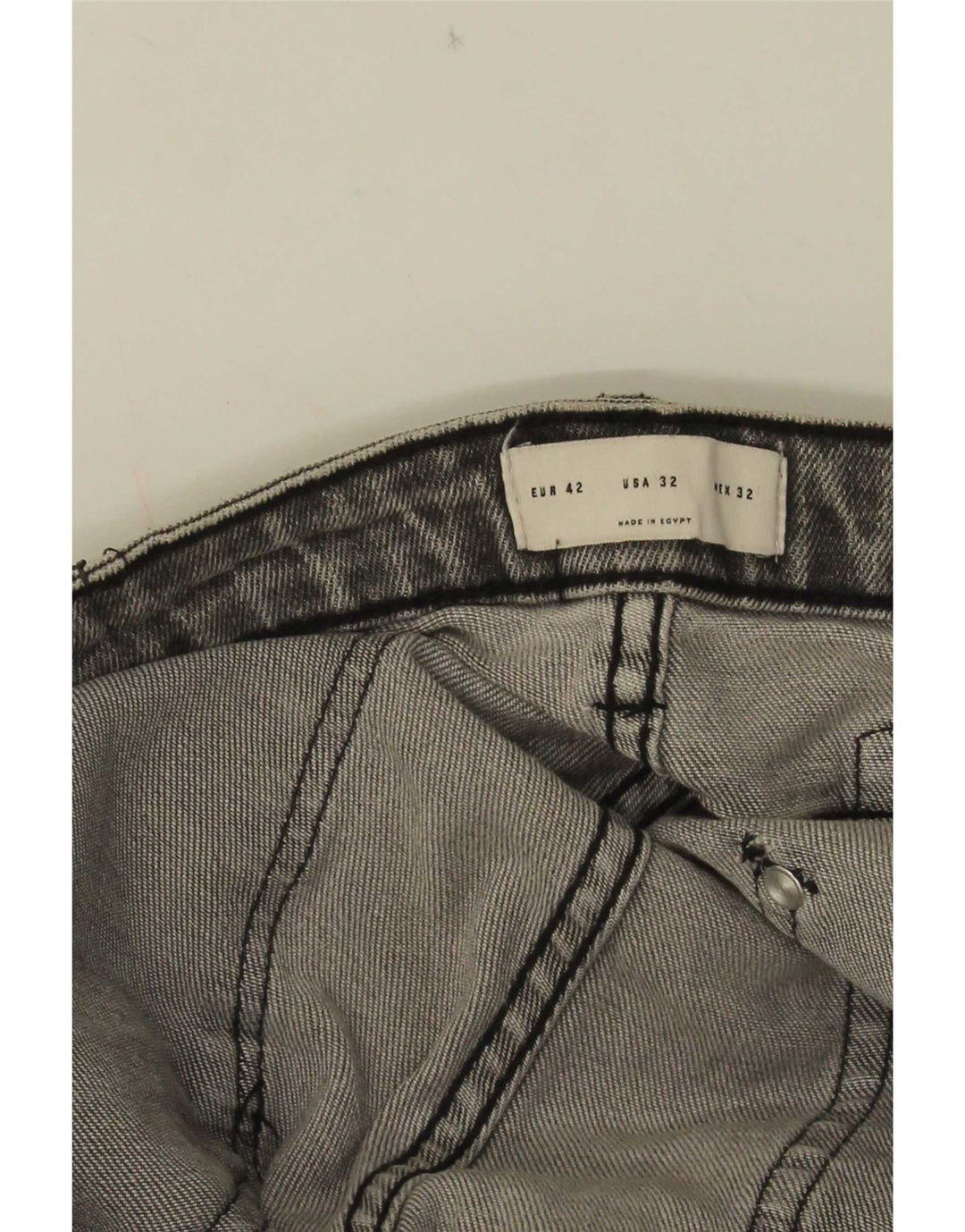 Zara Mens Jeans Slim Distressed EU 42 Grande W32 L31 Cinza