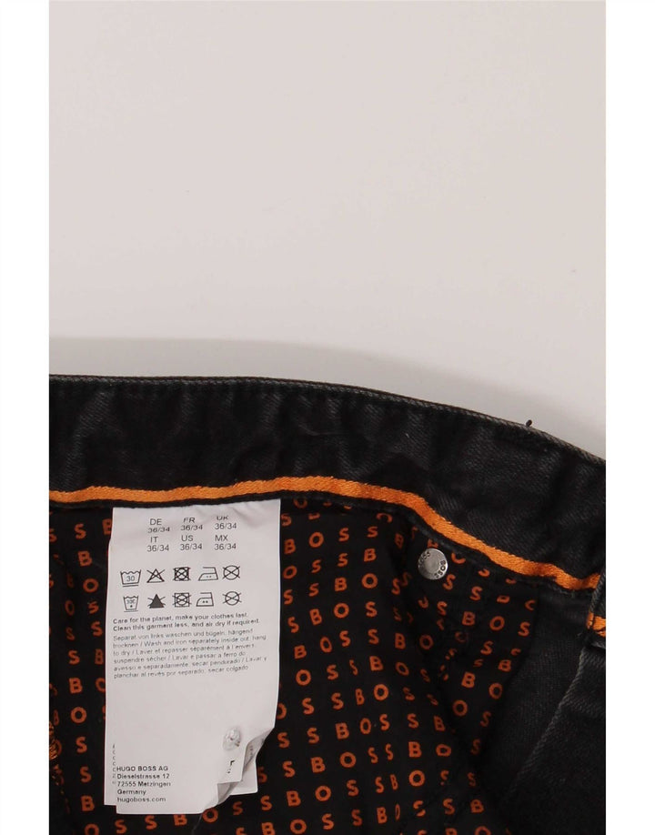 Hugo Boss Masculino Jeans Slim W36 L34 Algodão Preto
