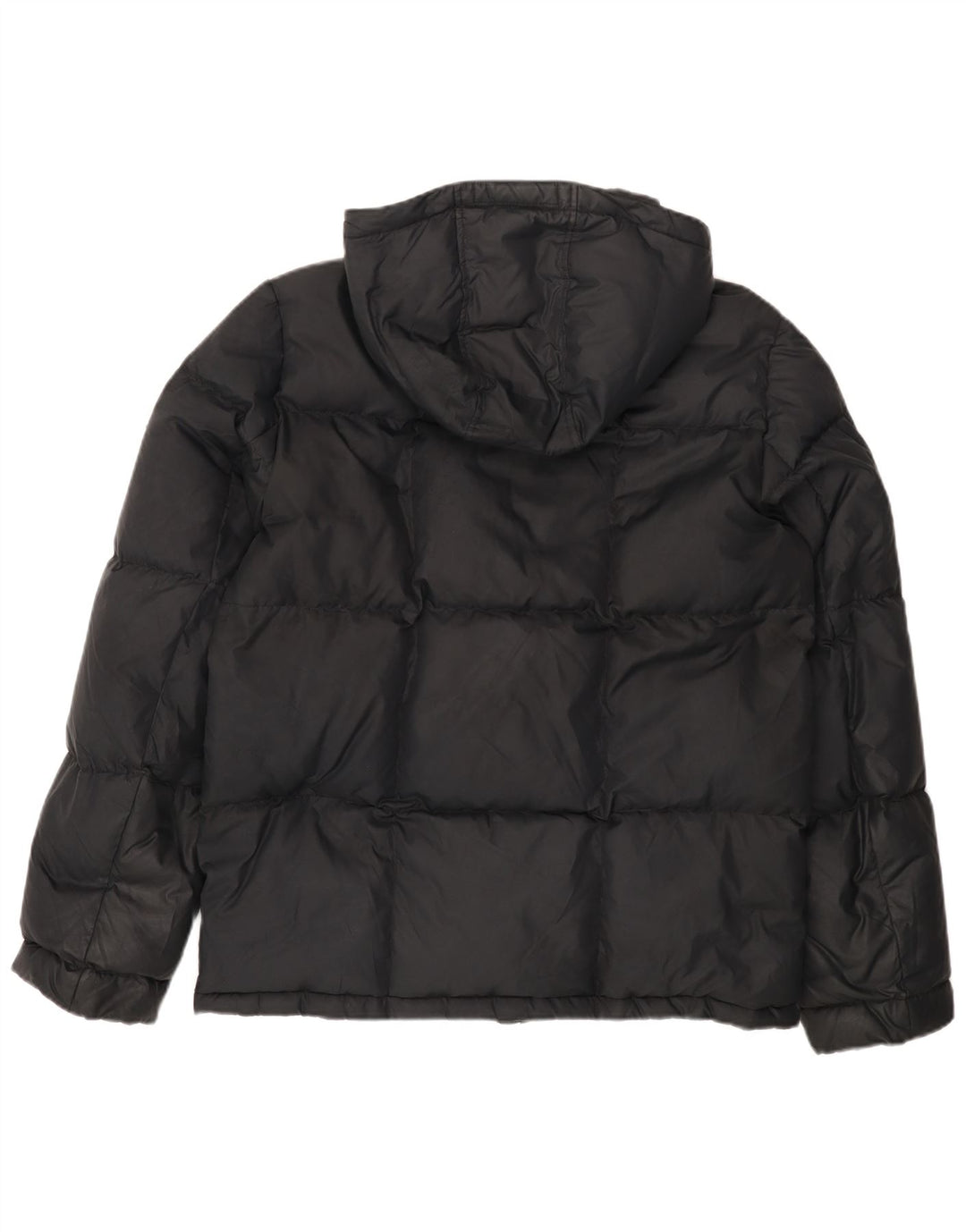 Jaqueta masculina acolchoada com capuz TOMMY HILFIGER UK 42 XL poliéster preto
