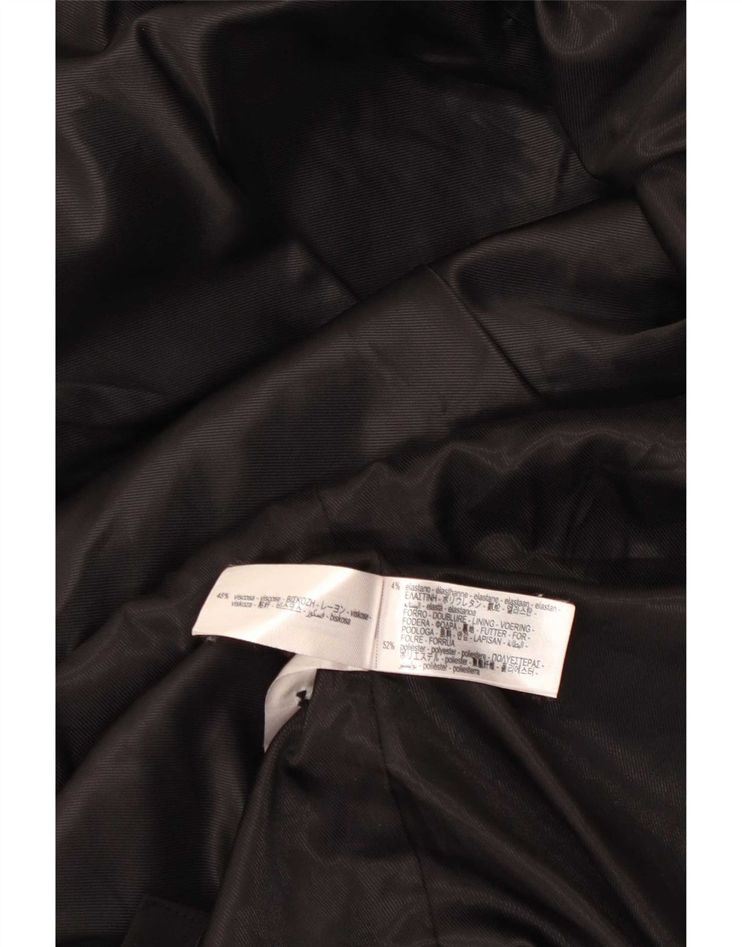 Jaqueta blazer feminina Zara com 2 botões Reino Unido 14 viscose preta média