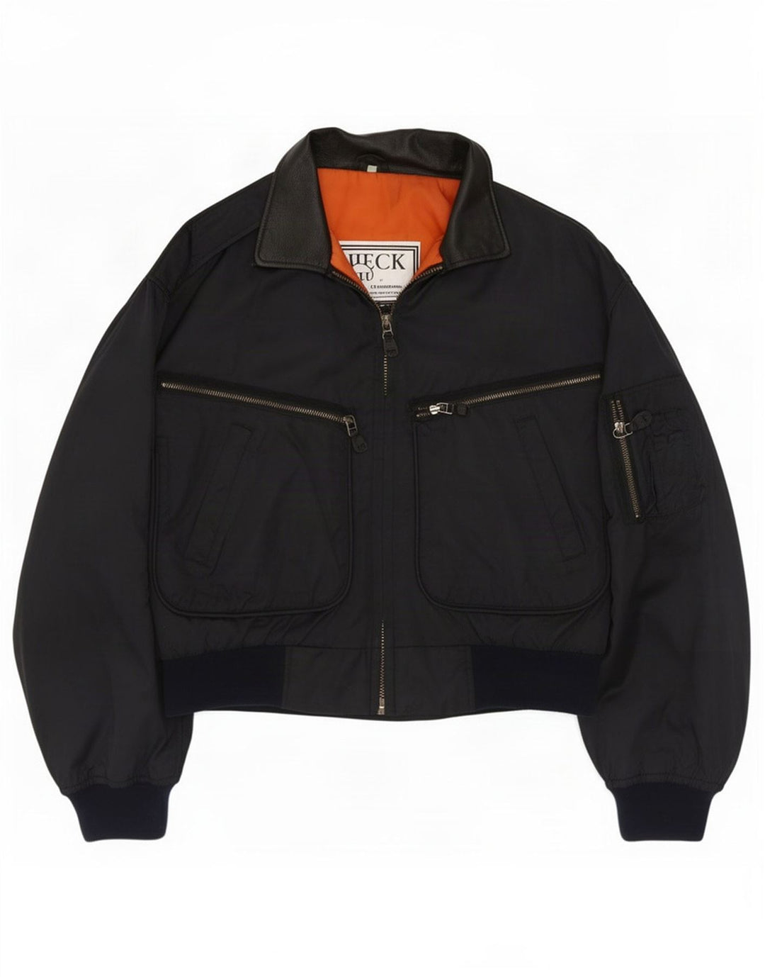 Jaqueta bomber feminina Gerard UK 18 XL azul marinho nylon