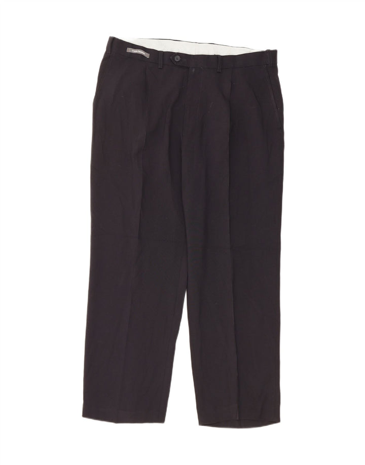 Calça Chino Masculina Marks & Spencer W36 L29 Azul Marinho Clássico