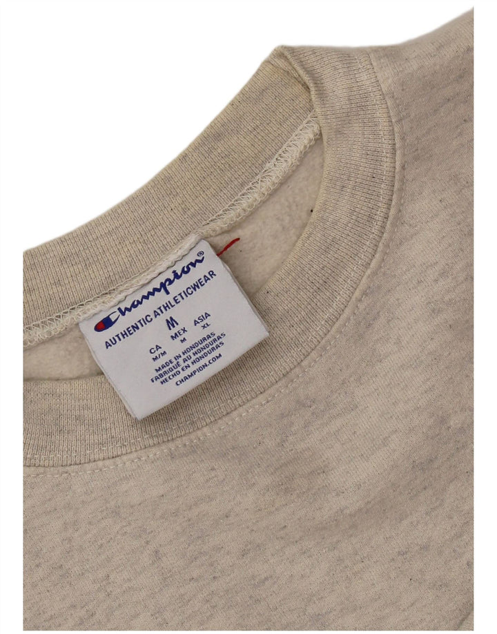 CHAMPION Suéter gráfico feminino com capuz UK 14 cinza médio
