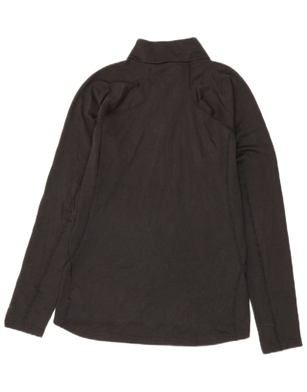 Pulôver masculino The North Face com zíper e gola em poliéster preto pequeno