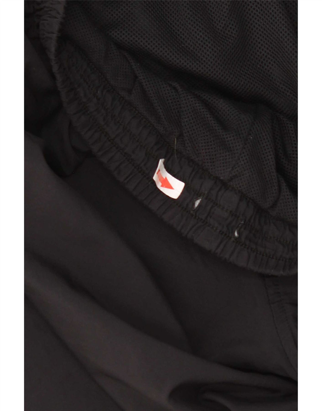 Calças de treino masculinas Adidas UK 36/38 poliéster preto pequeno