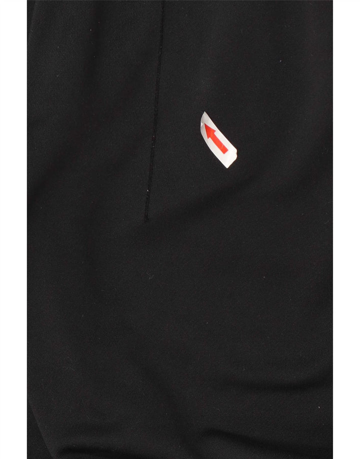 Calças de treino femininas Adidas UK 8 pequenas poliéster preto